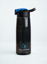 Load image into Gallery viewer, AquaNow Water Filter Bottle Midnight Black